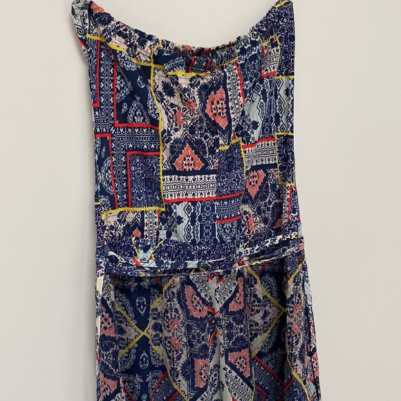 Boho full length strapless dress. Size small. Perfect for summer! - Picture 7 of 7